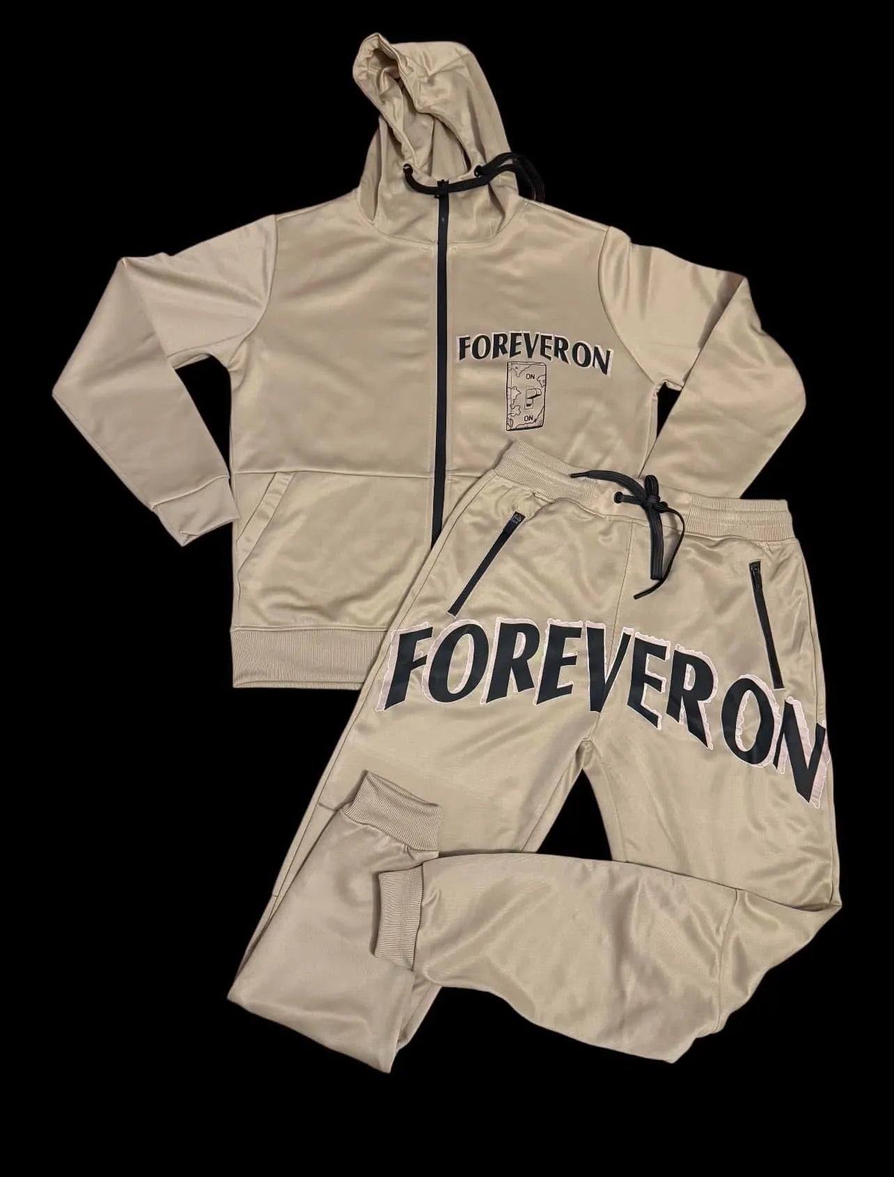 FOREVERON Pink Windbreaker & Shorts Set